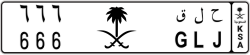 black logo - code - GLJ - number -666